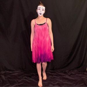 O/S Brandless Pink/Purple ombré stretchy flowy tank dress